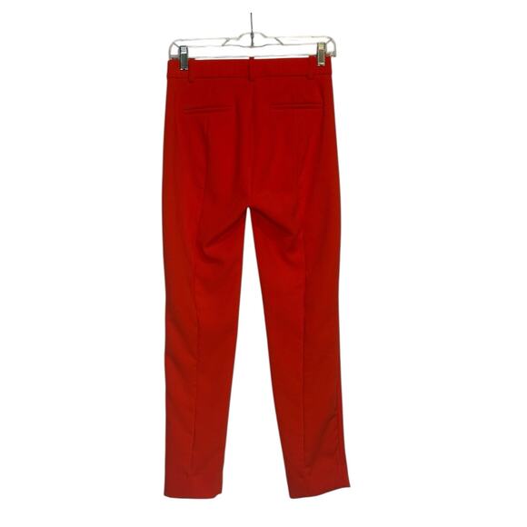 J.Crew orangy red high rise Cameron pants size 0 - Picture 9 of 10